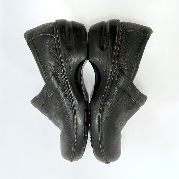 Boc Leather Slipon Clogs Black Size 12 - Picture 8 of 13